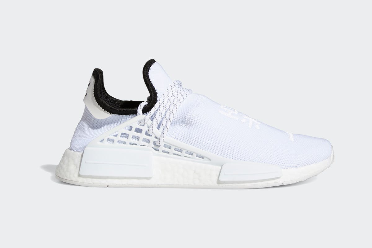 Inconsciente becerro extraer Pharrell Williams x adidas Hu NMD White: Official Images & Info
