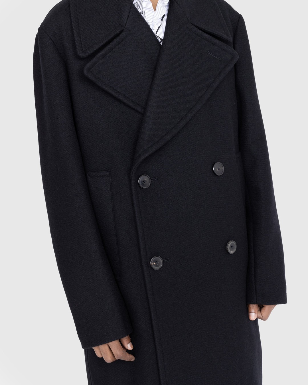 Dries van Noten – Raven Coat Black - Outerwear - Black - Image 4