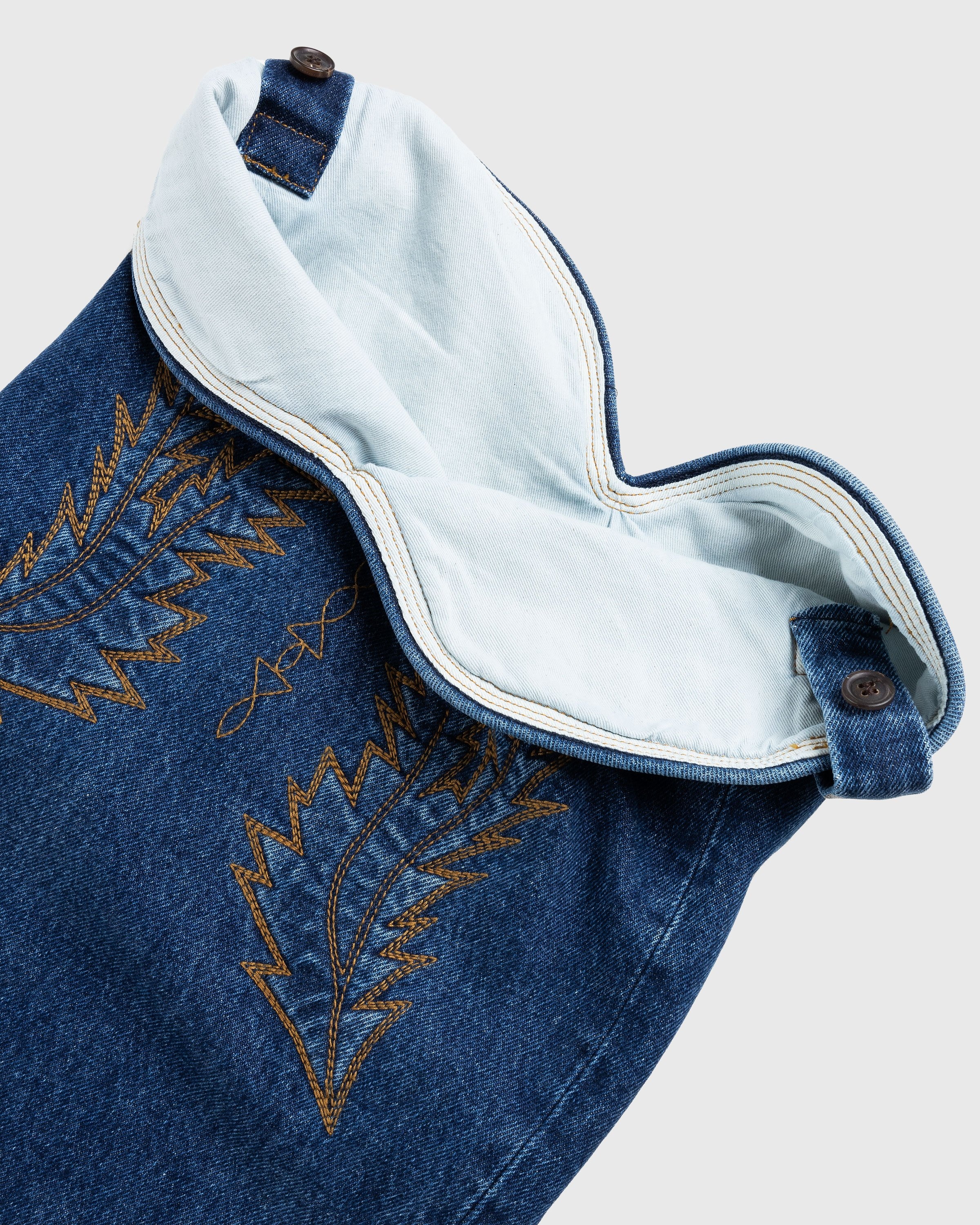 Y/Project – Classic Maxi Cowboy Cuff Jeans Navy | Highsnobiety Shop