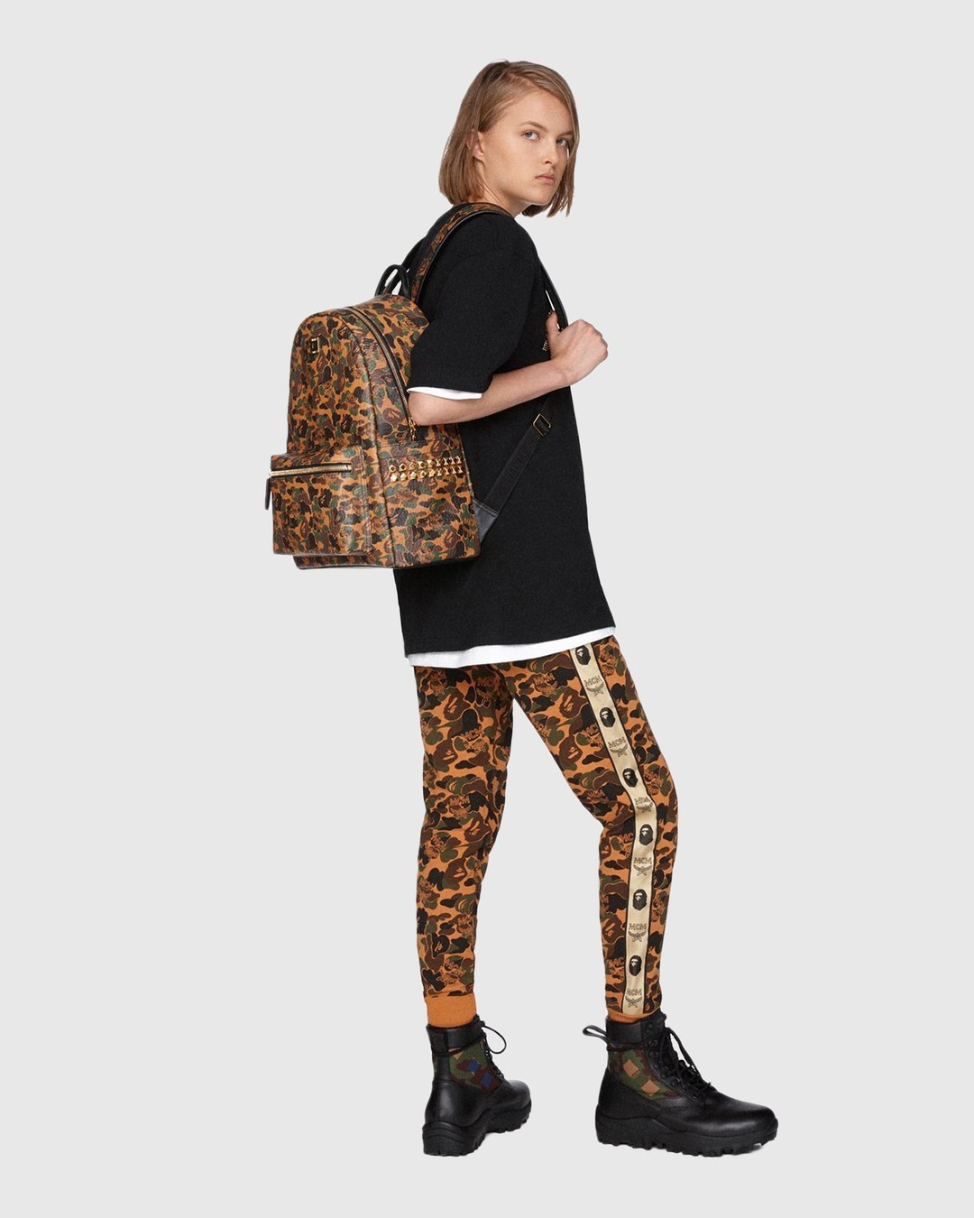 Mcm bape on sale rucksack