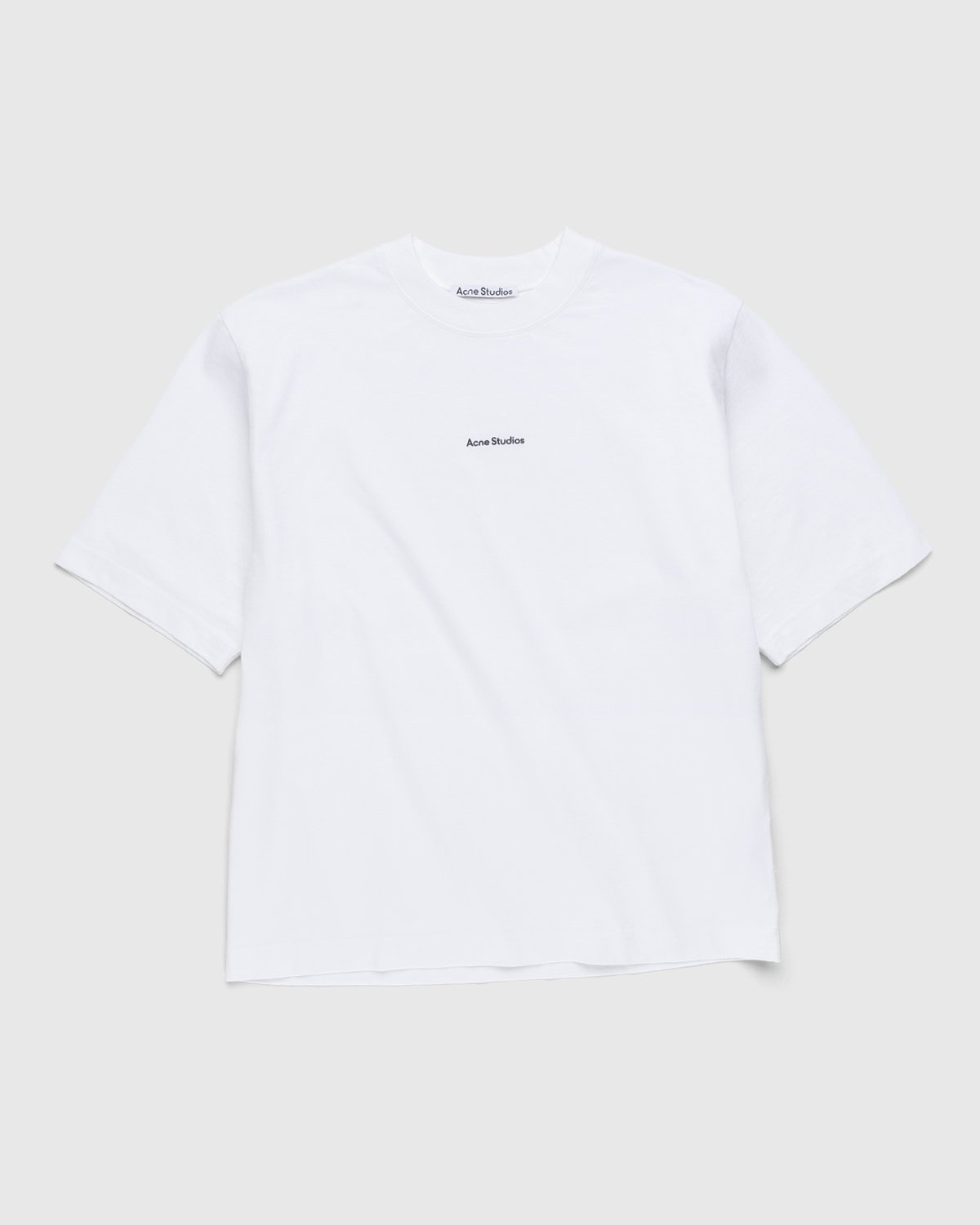 Acne Studios – Logo T-Shirt Optic White - T-shirts - White - Image 1