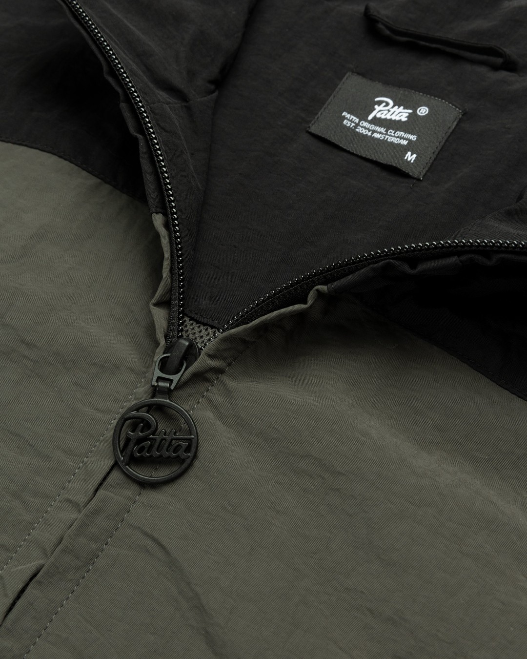 Patta – Athletic Track Jacket Black/Charcoal Grey - Track Jackets - Black - Image 6