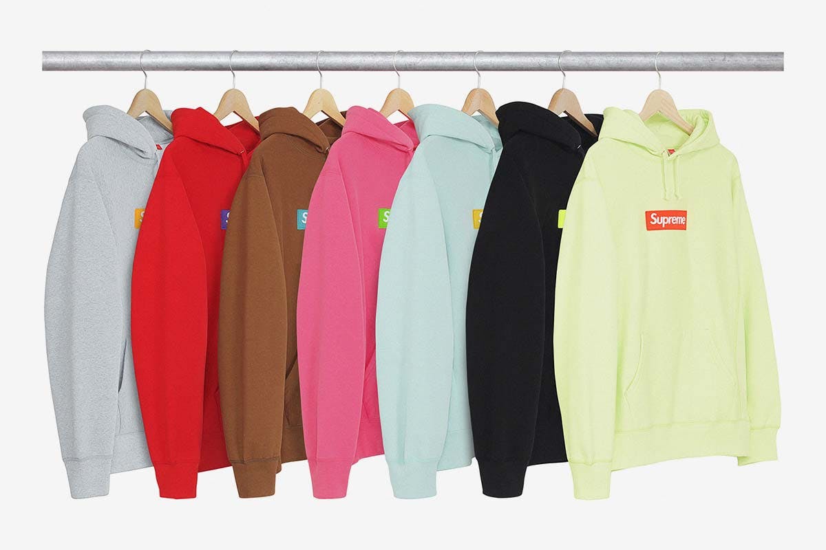 Box logo supreme retail price online