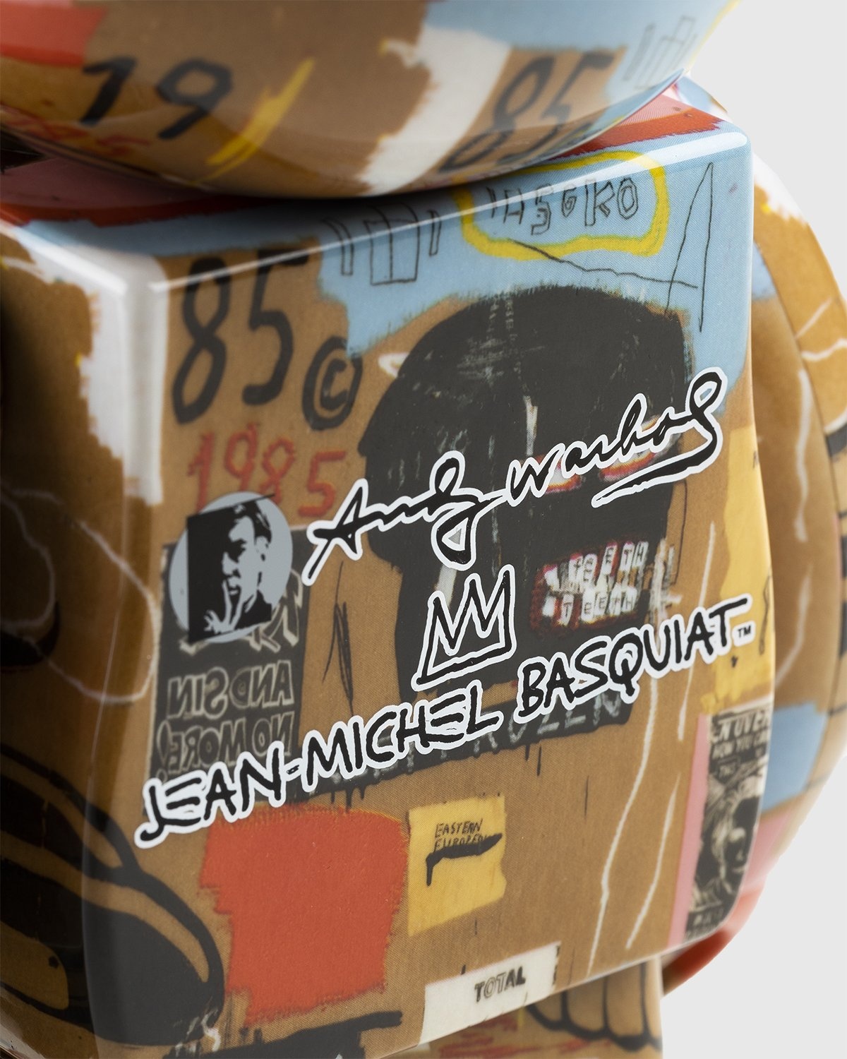 Medicom – Be@rbrick Andy Warhol x Jean-Michel Basquiat #2 1000% Multi - Toys - Multi - Image 7