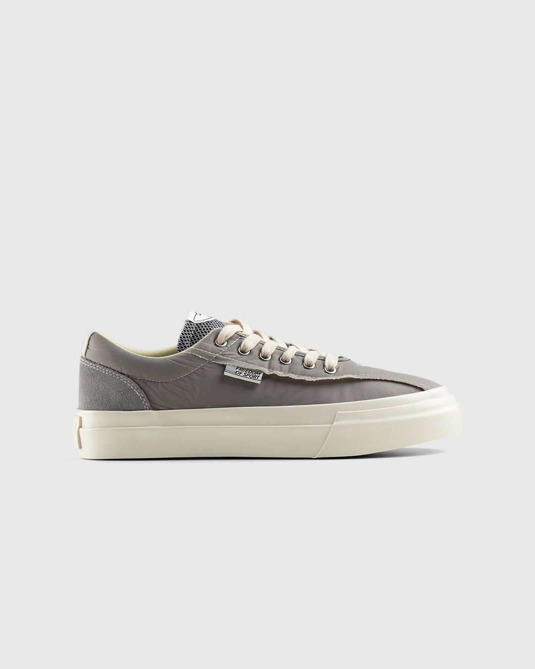 Stepney Workers Club – Dellow Track Raw Nylon Grey - Low Top Sneakers - Grey - Image 1