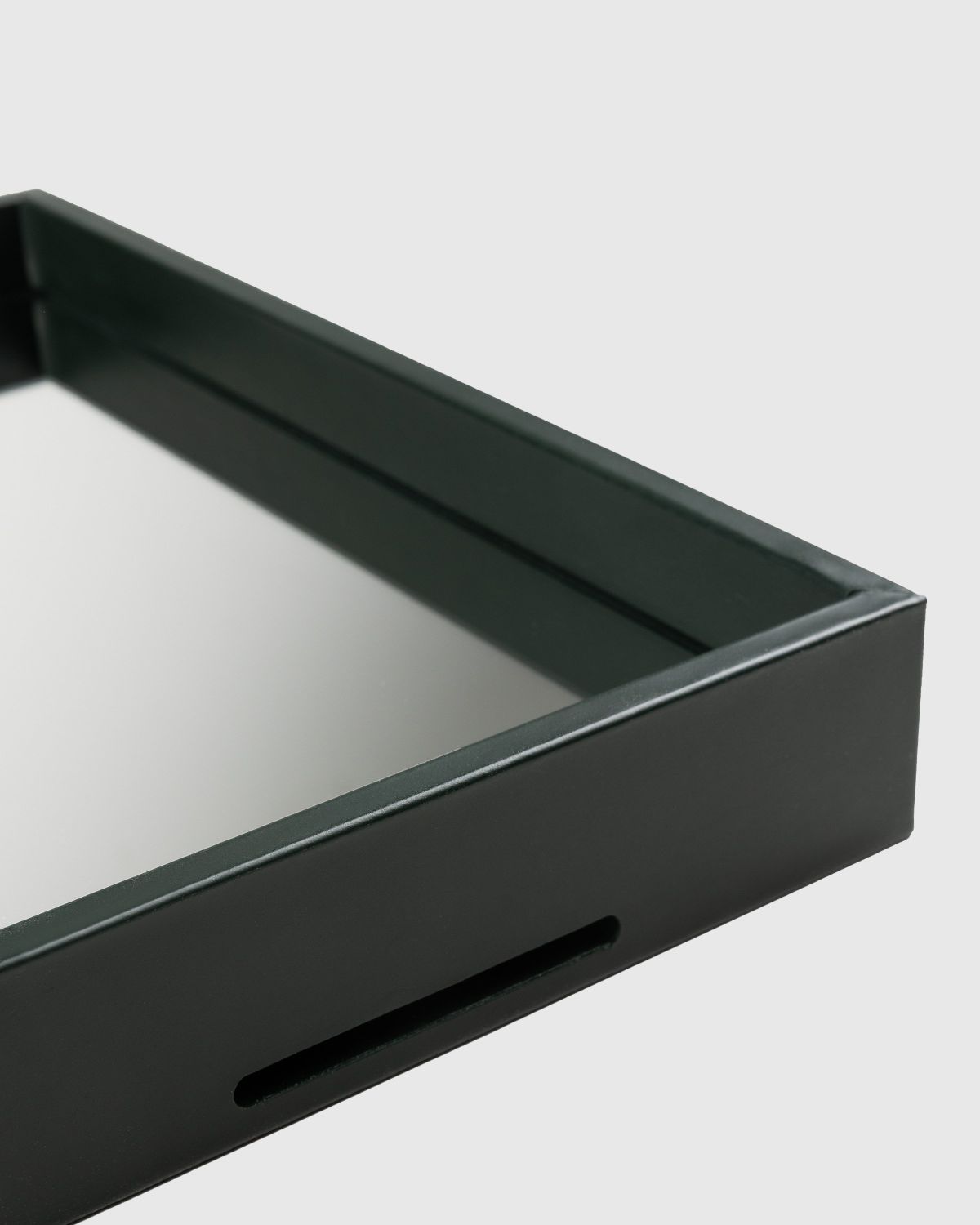 Kvadrat/Raf Simons – Leather Mirror Tray Green - Deco - Green - Image 4