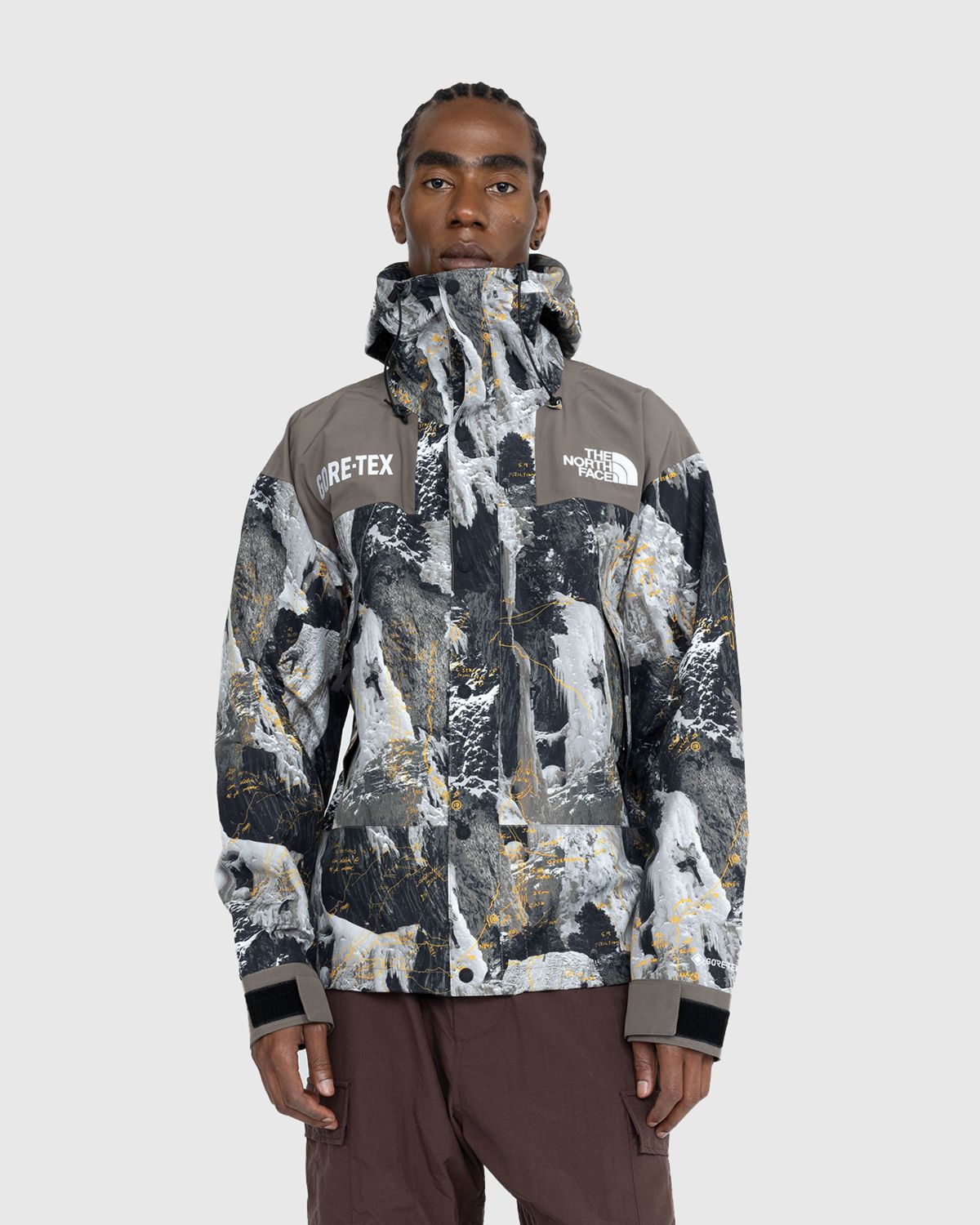 The North Face – GORE-TEX Mountain Jacket Falcon Brown Conrads Notes Print - Outerwear - Multi - Image 2