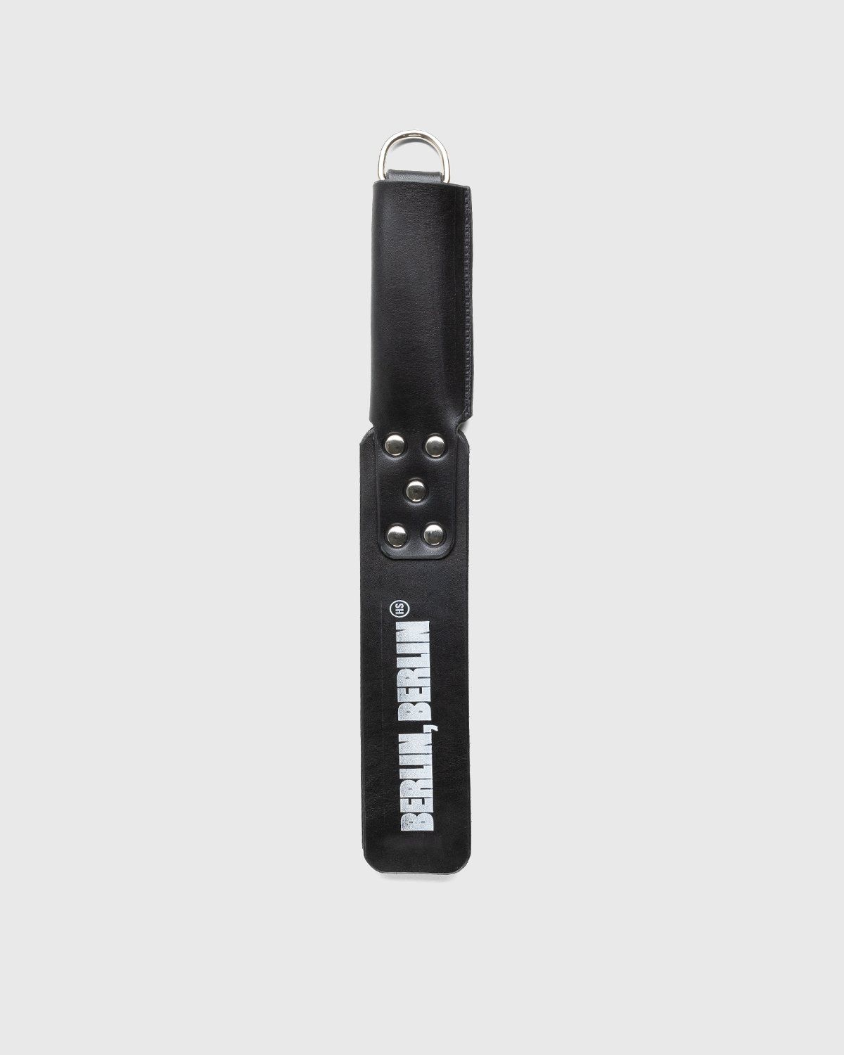Highsnobiety x Butcherei Lindinger – Double Leather Paddle Black - Keychains - Black - Image 1