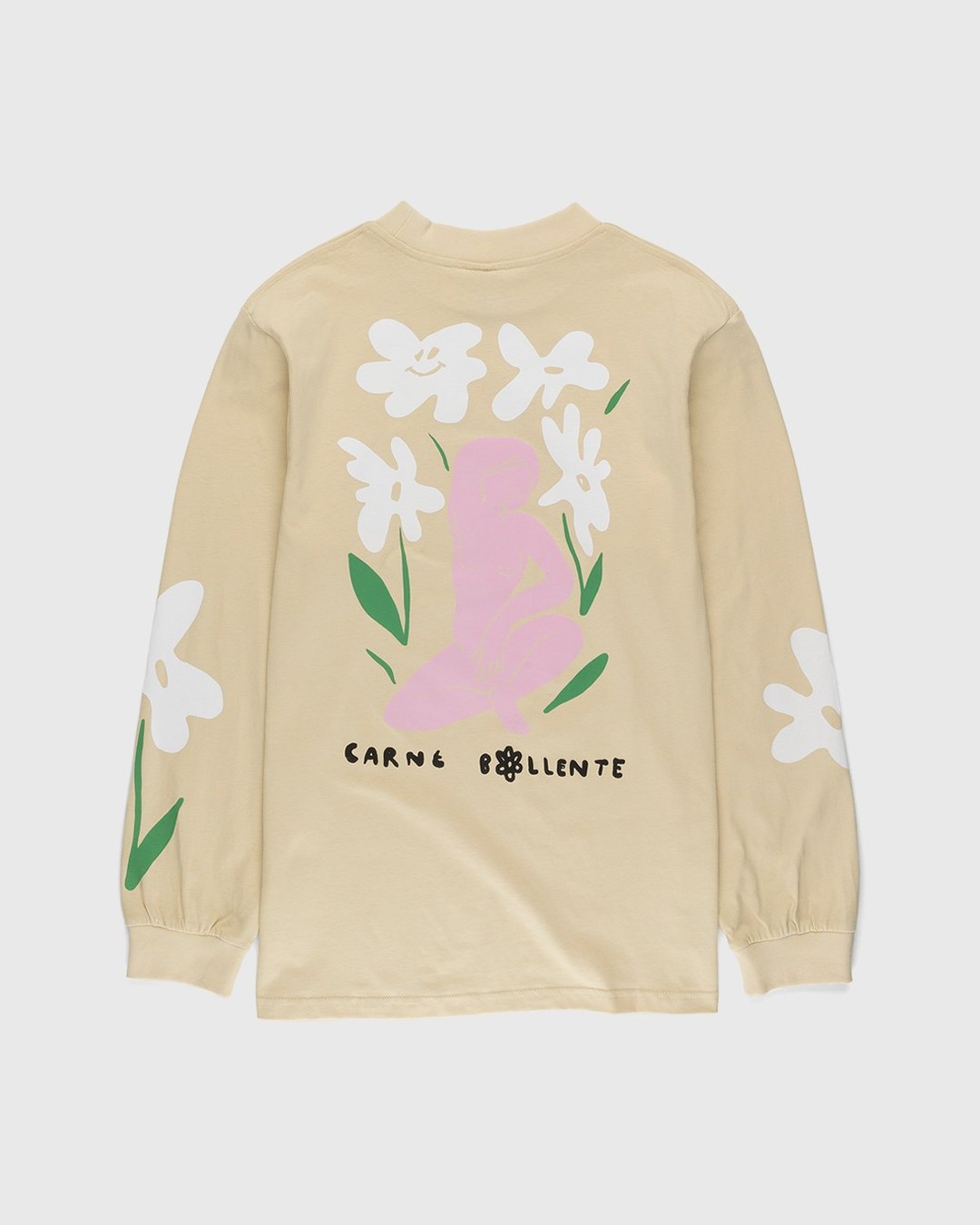 Carne Bollente – Flow Her Longsleeve Beige - Longsleeves - Beige - Image 2