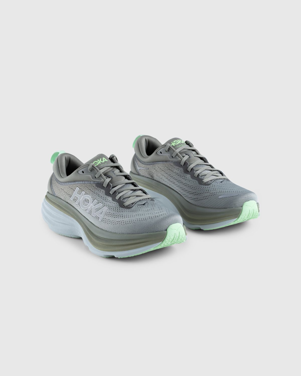 HOKA – Bondi 8 Olive Haze - Sneakers - Green - Image 3