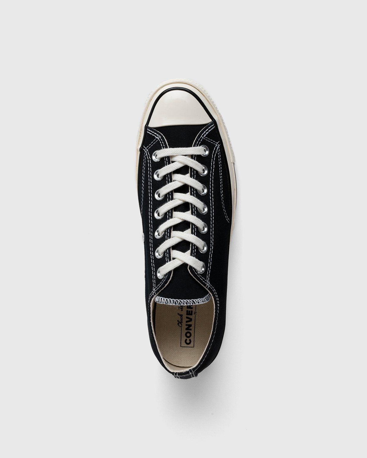 Converse – Chuck 70 Ox Black/Black/Egret - Low Top Sneakers - Black - Image 6