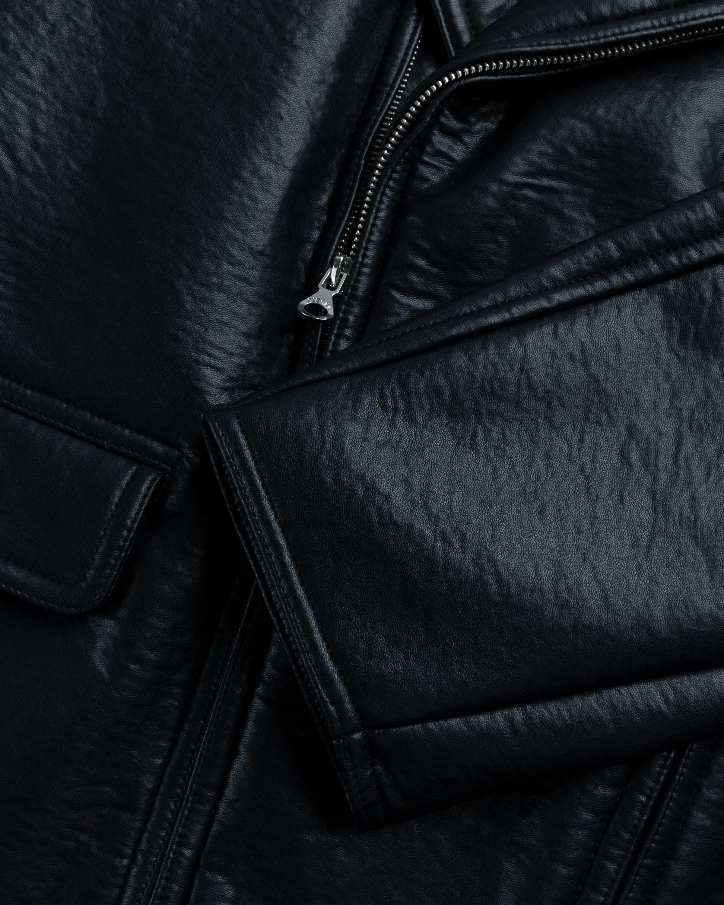 Diesel – Rego Biker Jacket Black - Leather Jackets - Black - Image 6