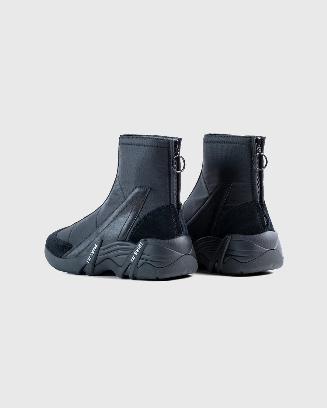Raf Simons – Cylon 22 Black - High Top Sneakers - Black - Image 3