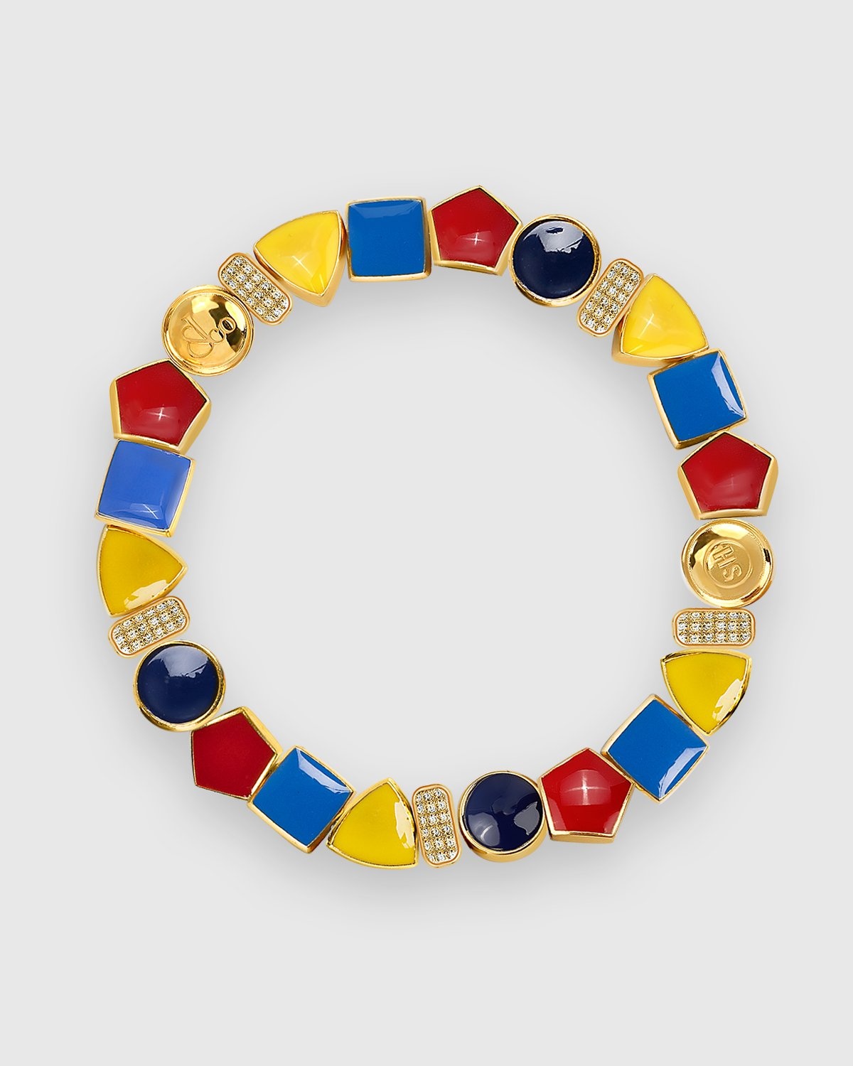 Jacob & Co. x Highsnobiety – Diamond Bracelet Multi - Jewelry - Gold - Image 1