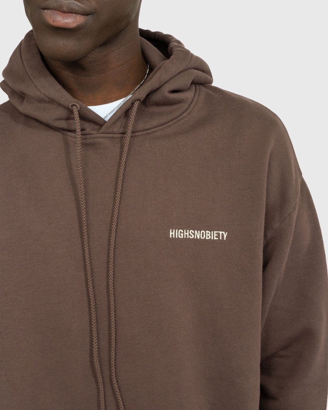Highsnobiety – Neu York Hoodie Brown - Sweats - Black - Image 3