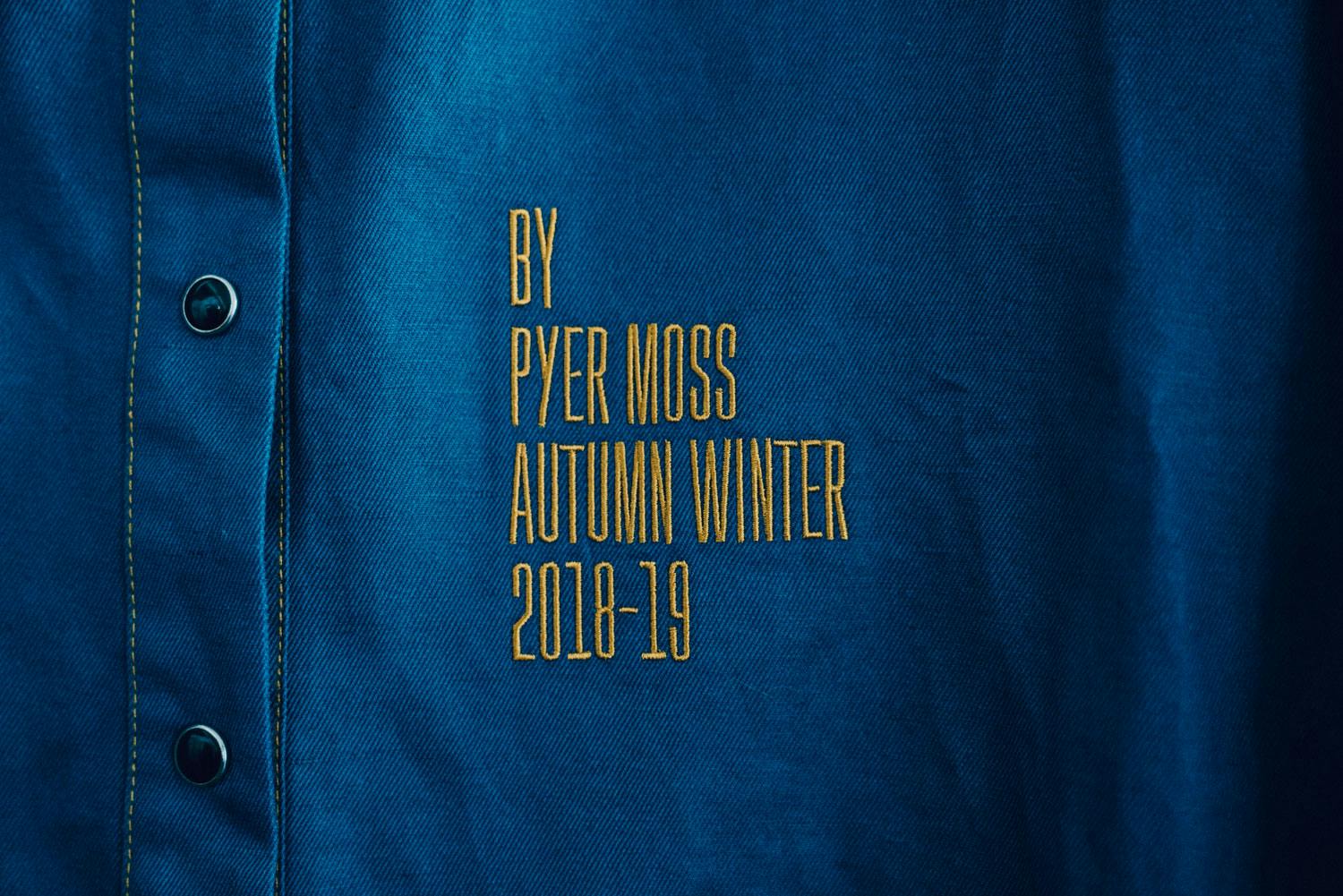 pyer moss sneakers highsnobiety bryan luna Fw18 fall winter 2018 new york fashion week