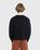 Lemaire – Boxy Cotton Linen Sweater Black - Sweats - Black - Image 3