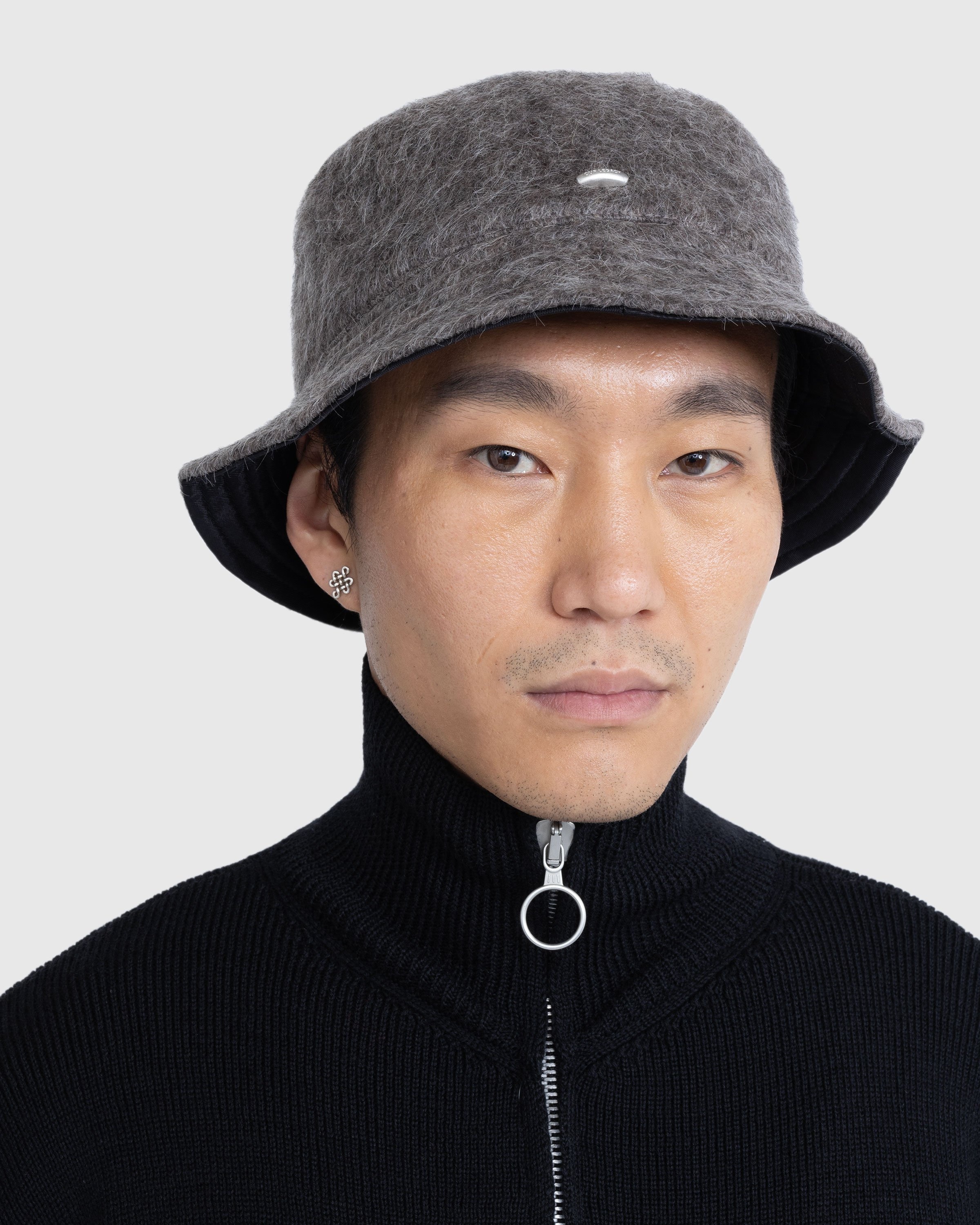 Our Legacy – Hairy Bucket Hat Gray - Hats - Grey - Image 8