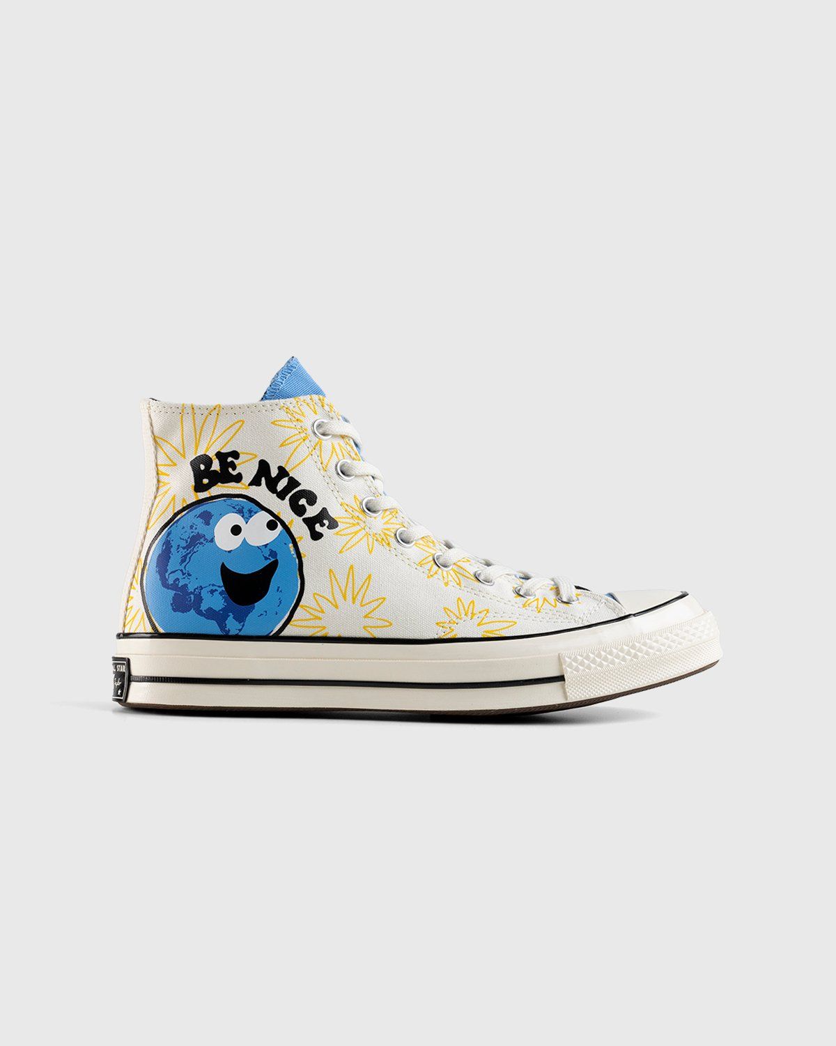 Converse – Chuck 70 Hi Egret/University Blue - High Top Sneakers - Beige - Image 1