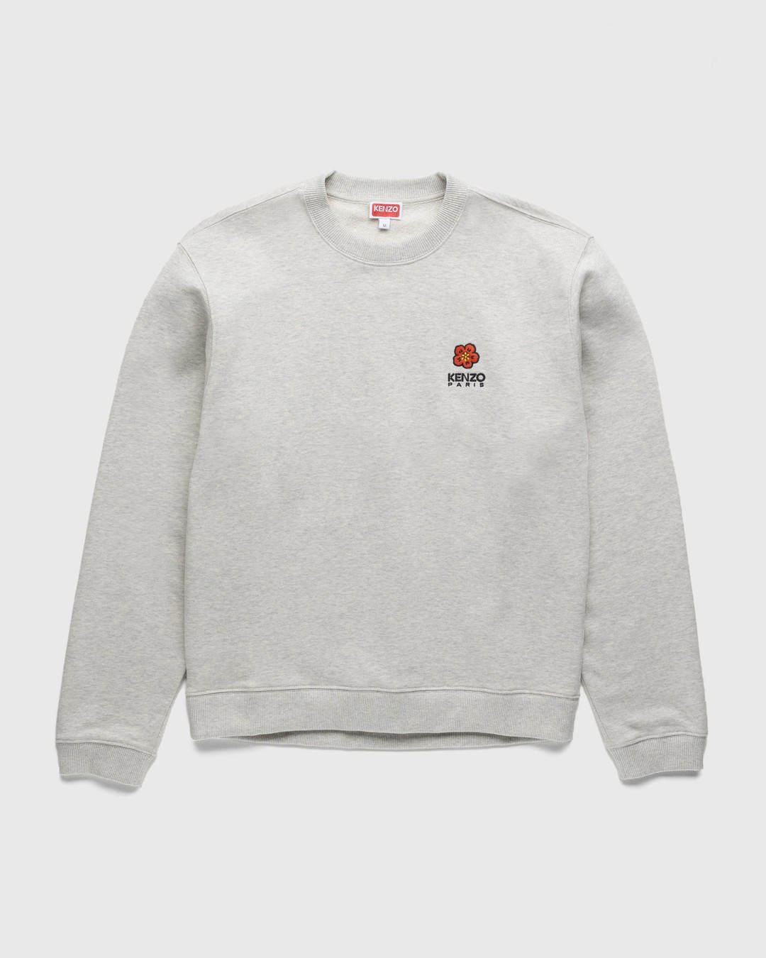 Kenzo – Boke Flower Crest Sweatshirt Pale Grey - Sweatshirts - Grey - Image 1