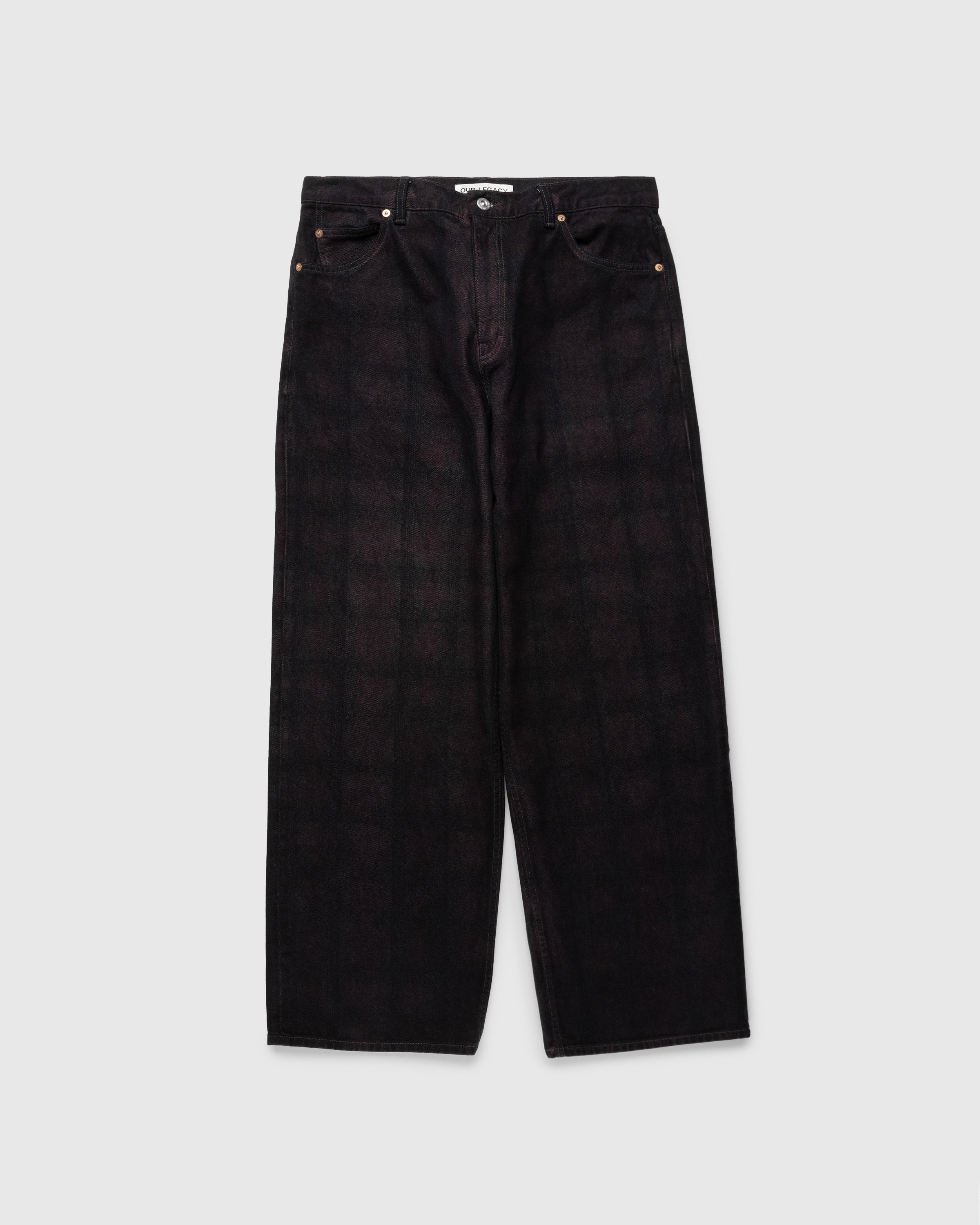 Our Legacy – Vast Cut Pants Overdyed Big Lumbercheck Print - Pants - Multi - Image 1