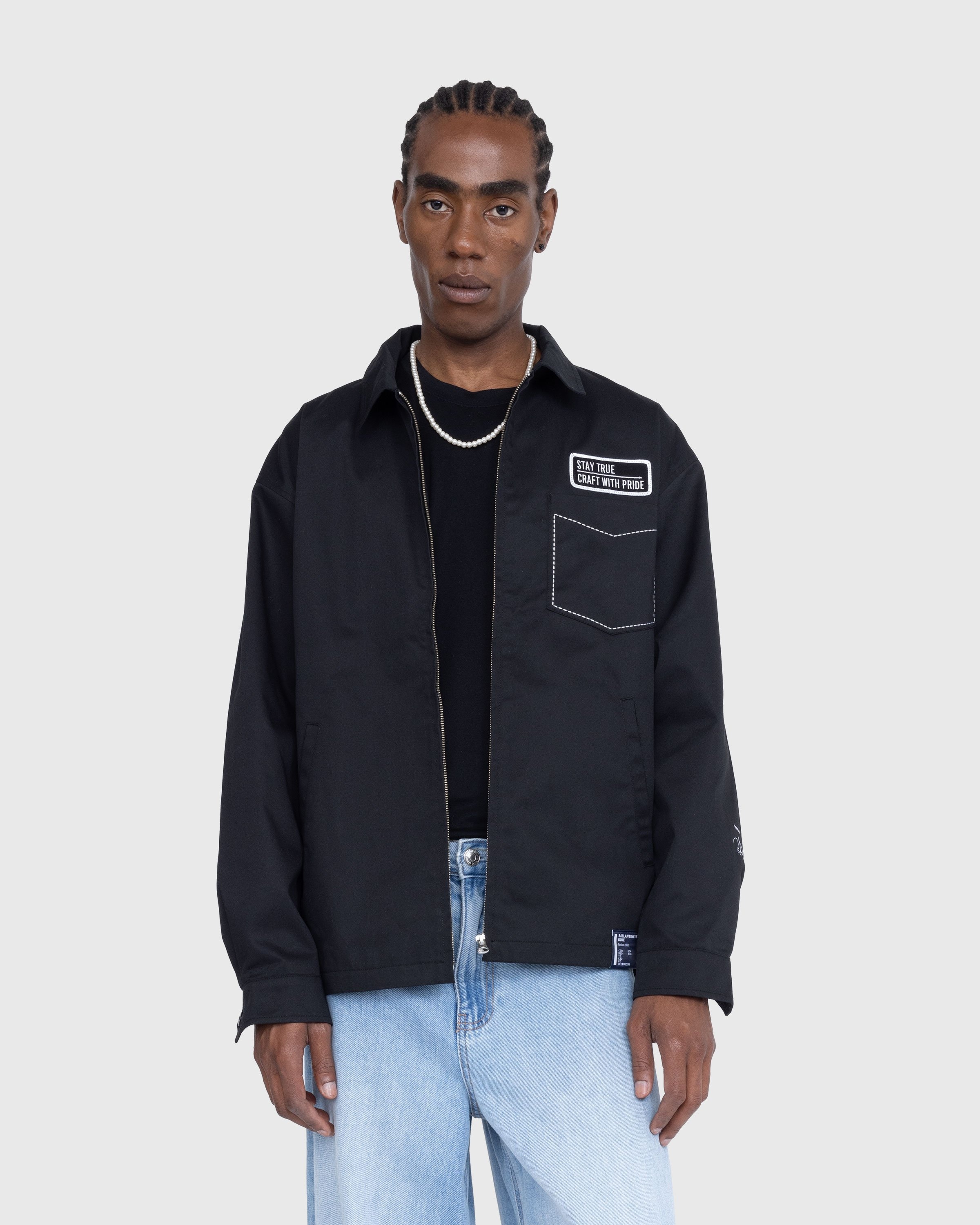 Ballantine s x NEIGHBORHOOD. Zip Work Jacket Black