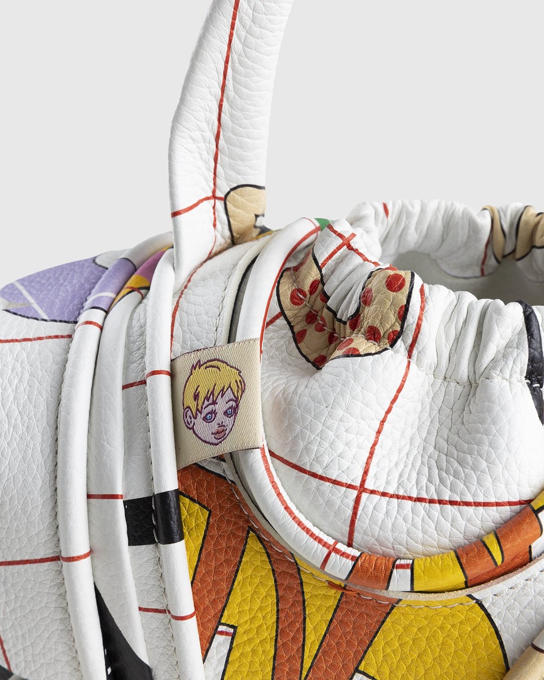 Nora Turato x Ecco Leather x Nicchi x Highsnobiety – Boomblaster Infinity Pool Dragon Toes Bag - Shoulder Bags - White - Image 6