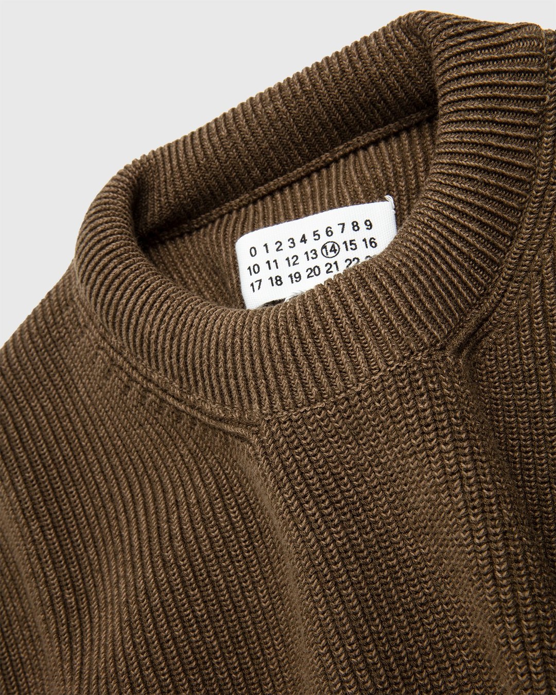Maison Margiela – Pullover Olive - Knitwear - Green - Image 3