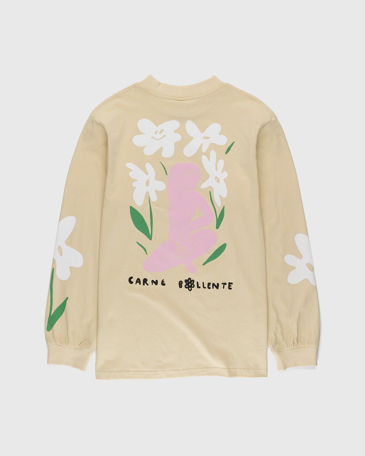 Carne Bollente – Flow Her Longsleeve Beige - Longsleeves - Beige - Image 2