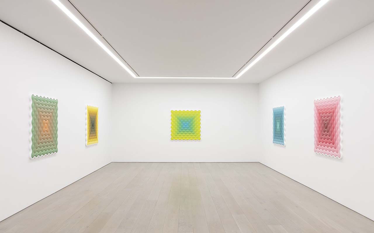 View of Josh Sperling's exhibition "Daydream" at Perrotin New York, 2022. Courtesy of the artist and Perrotin.