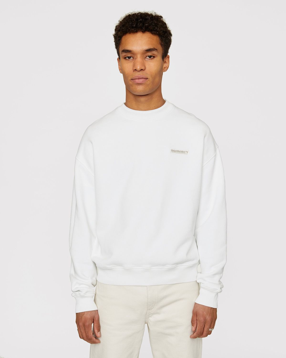 Highsnobiety – Staples Sweatshirt White - Sweats - White - Image 2