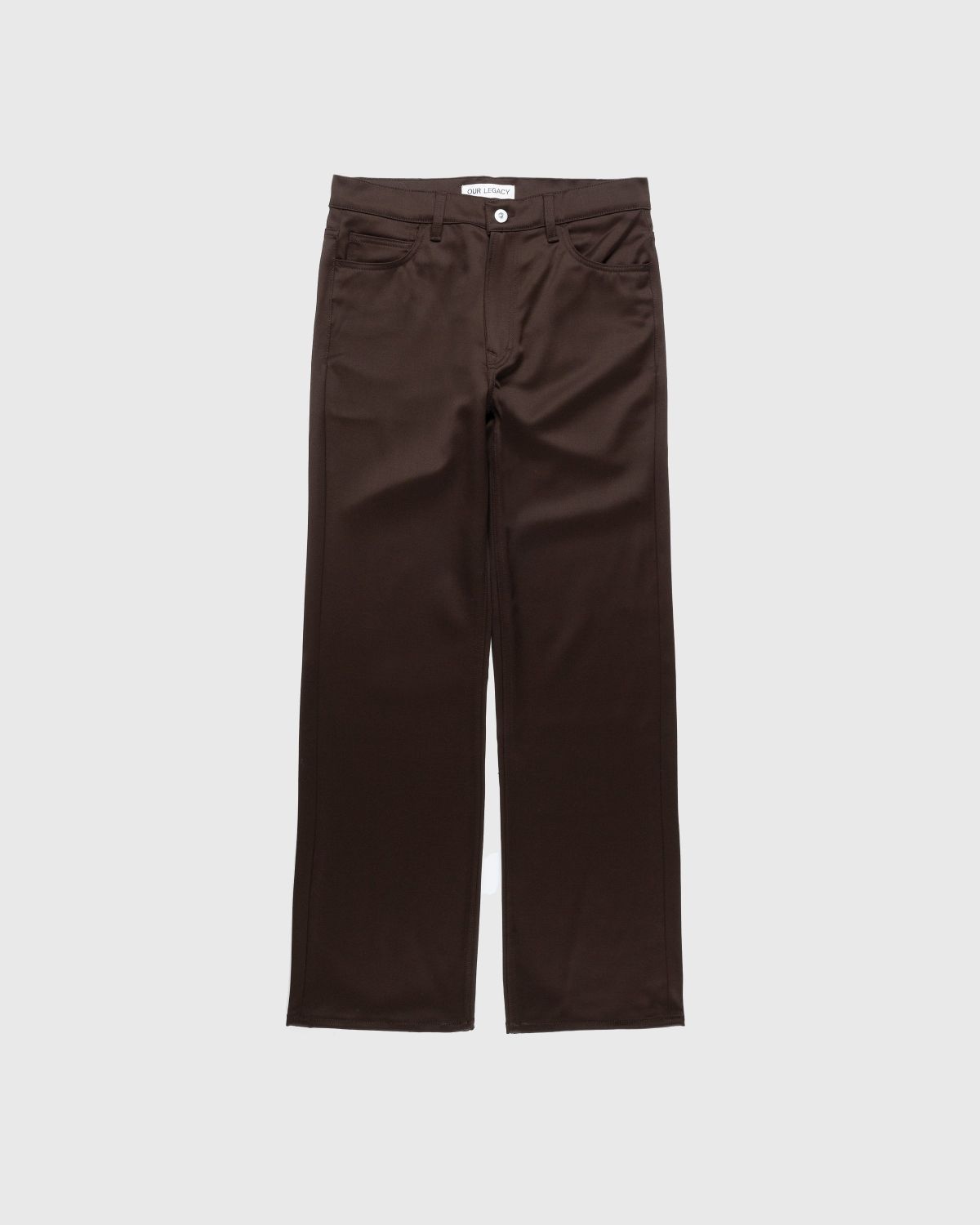 Our Legacy – ‘70s Cut Wool Trouser Brown - Trousers - Brown - Image 1