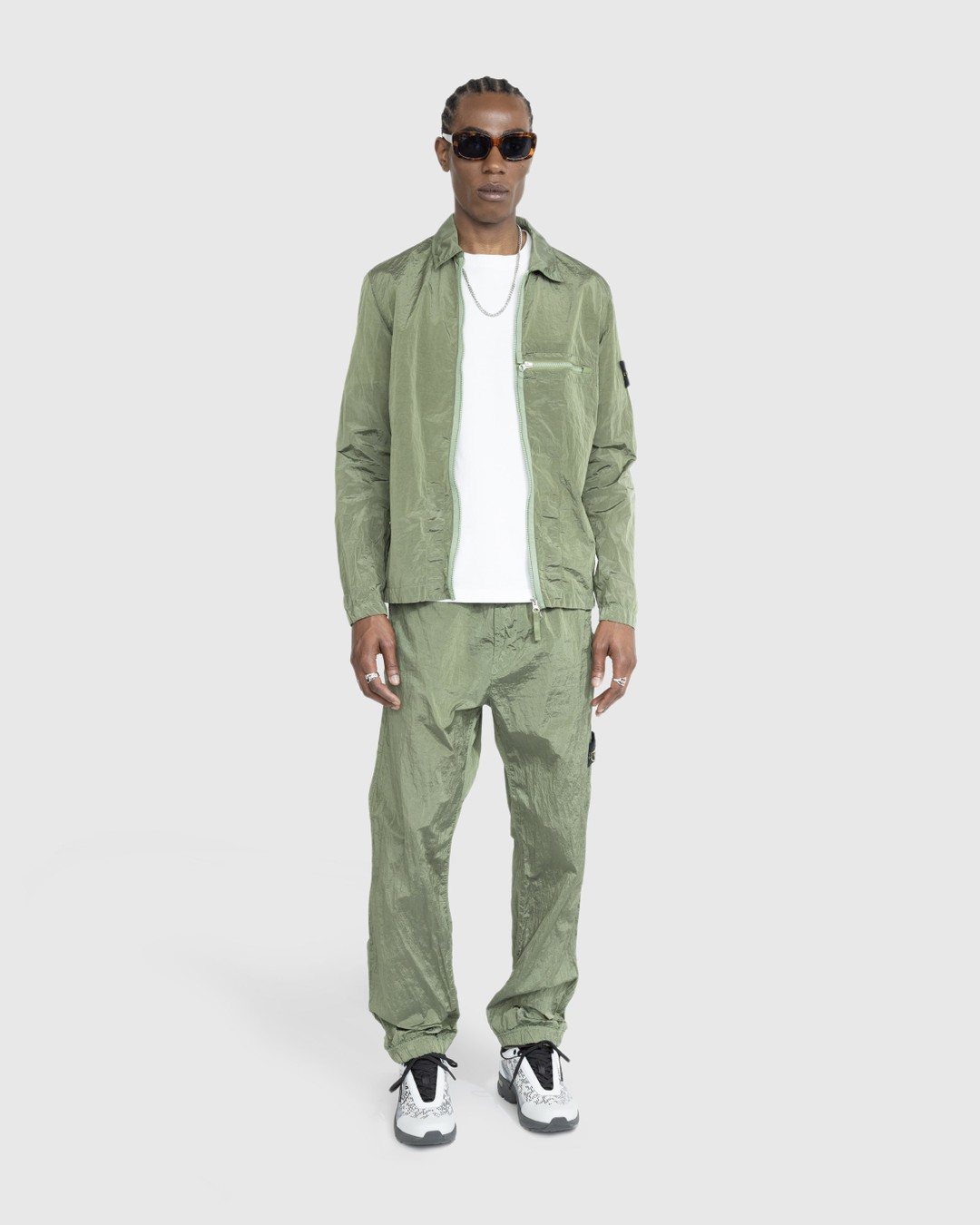 Stone Island – Overshirt Green 10919 - Shirts - Green - Image 4