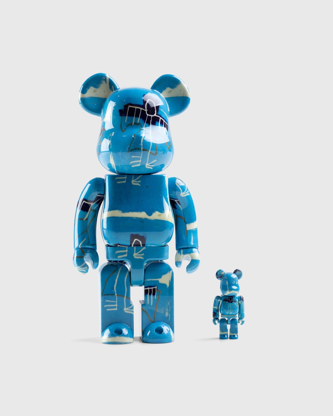 Medicom – Be@rbrick Jean Michel Basquiat #9 100% & 400% Set Multi - Art & Collectibles - Multi - Image 1