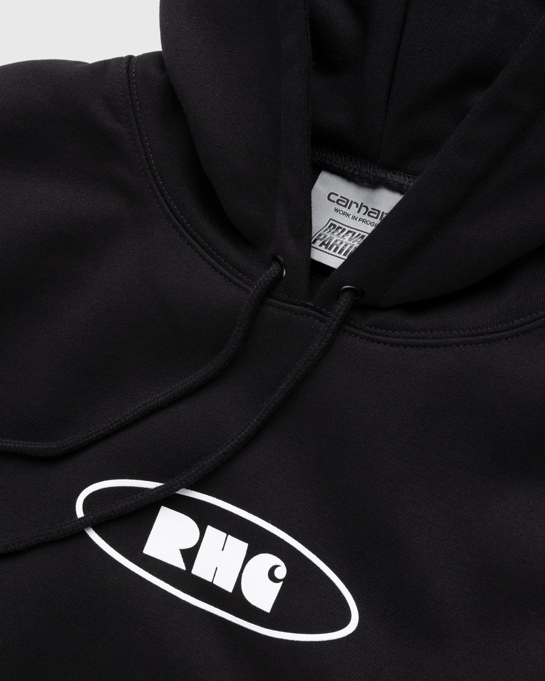 Carhartt WIP – Rush Hour Hoodie Black/White - Sweats - Black - Image 7