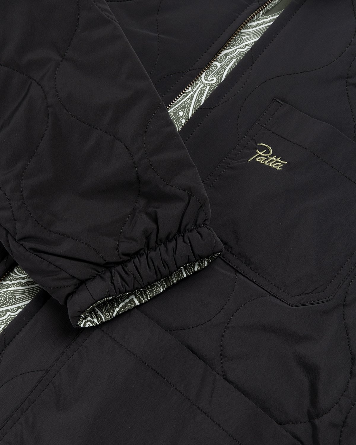 Patta – Paisley Reversible Jacket Black Paisley - Outerwear - Black - Image 7