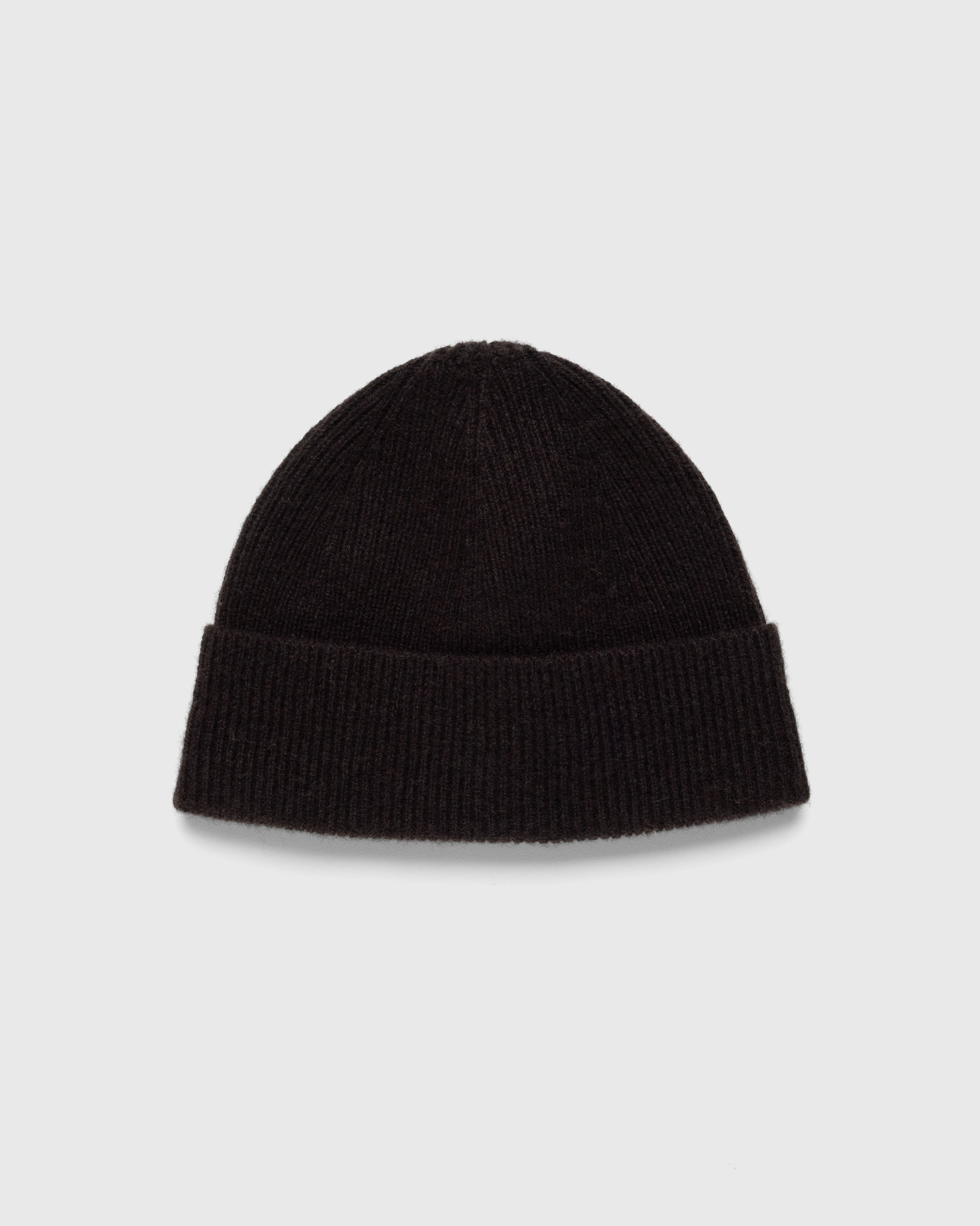 Acne Studios – Wool Cashmere Beanie Brown - Hats - Brown - Image 2