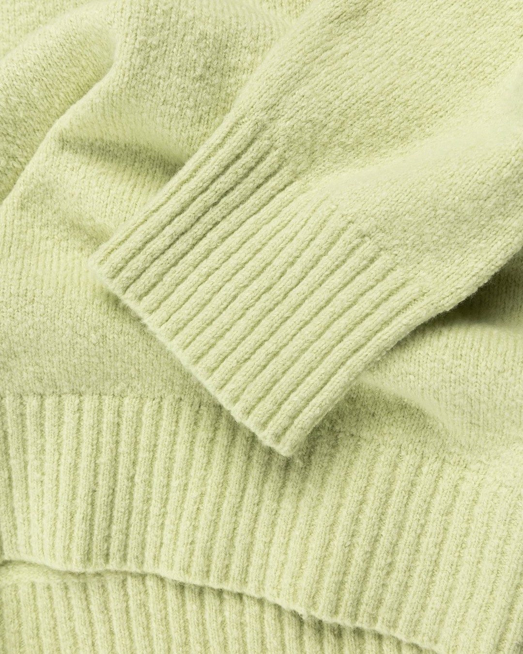 Stone Island – 548D2 Stockinette Stitch Sweater Light Green - Knitwear - Green - Image 6