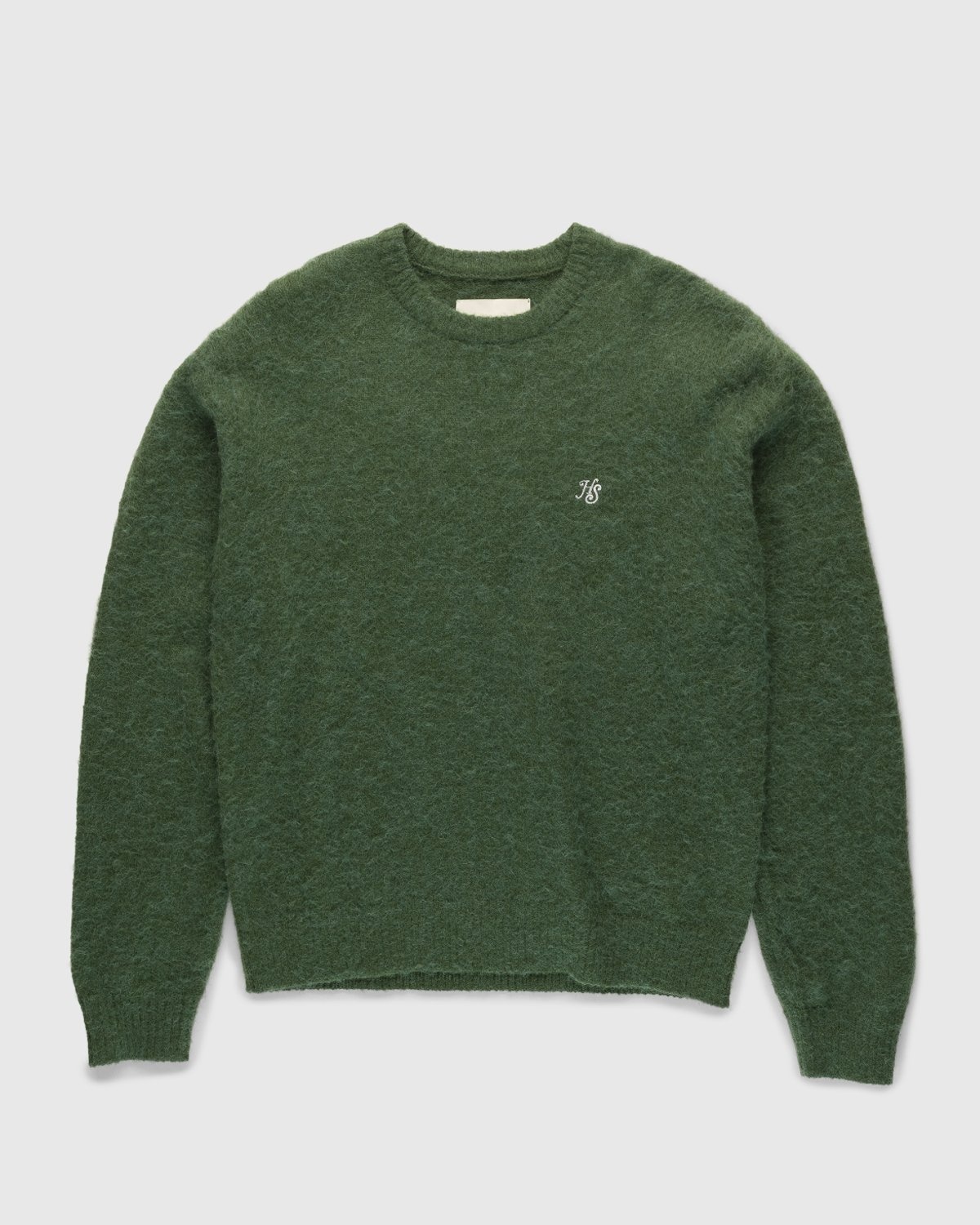 Highsnobiety – Mono Alpaca Sweater Green - Knitwear - Green - Image 1