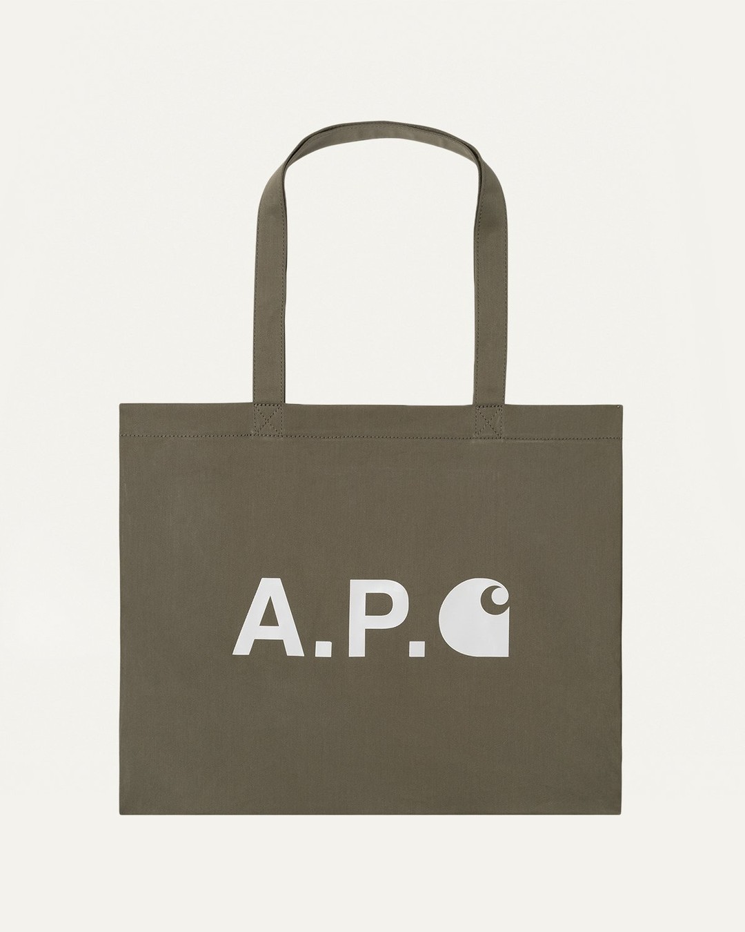 Carhartt WIP x A.P.C. – Alan Shopping Bag - Bags - Green - Image 1