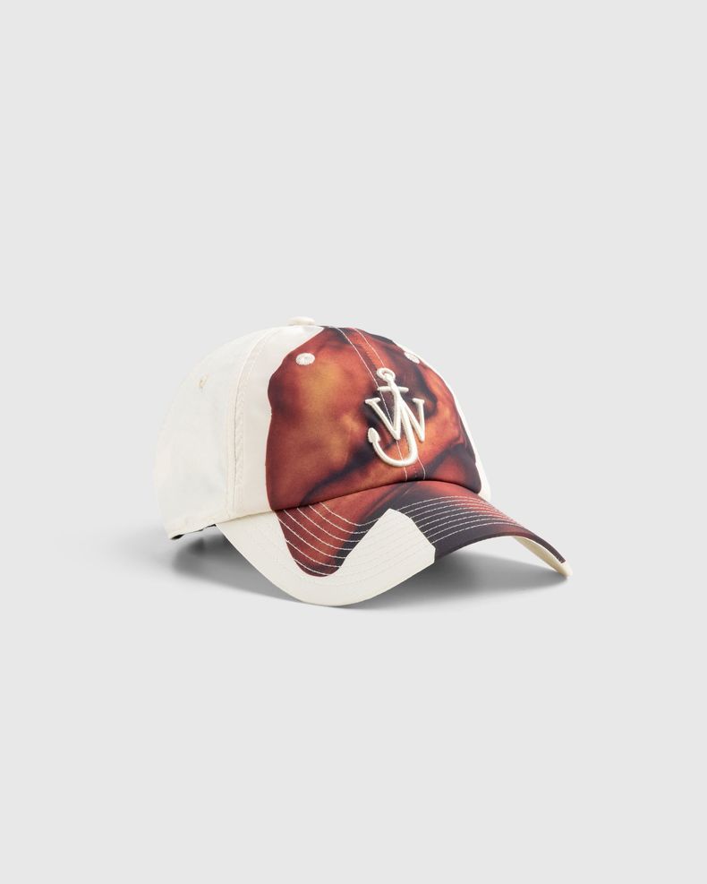 J.W. Anderson – Logo Embroidered Baseball Cap Off White