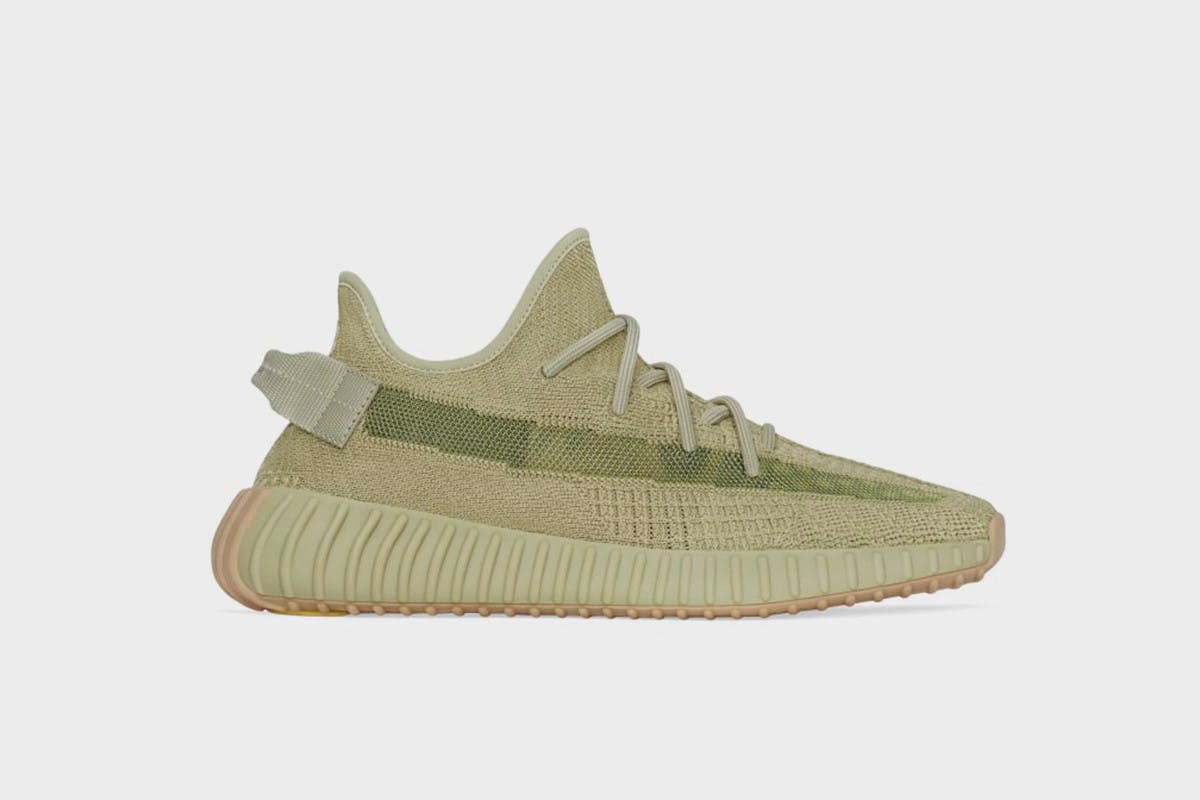 yeezy 350 sulfur on feet