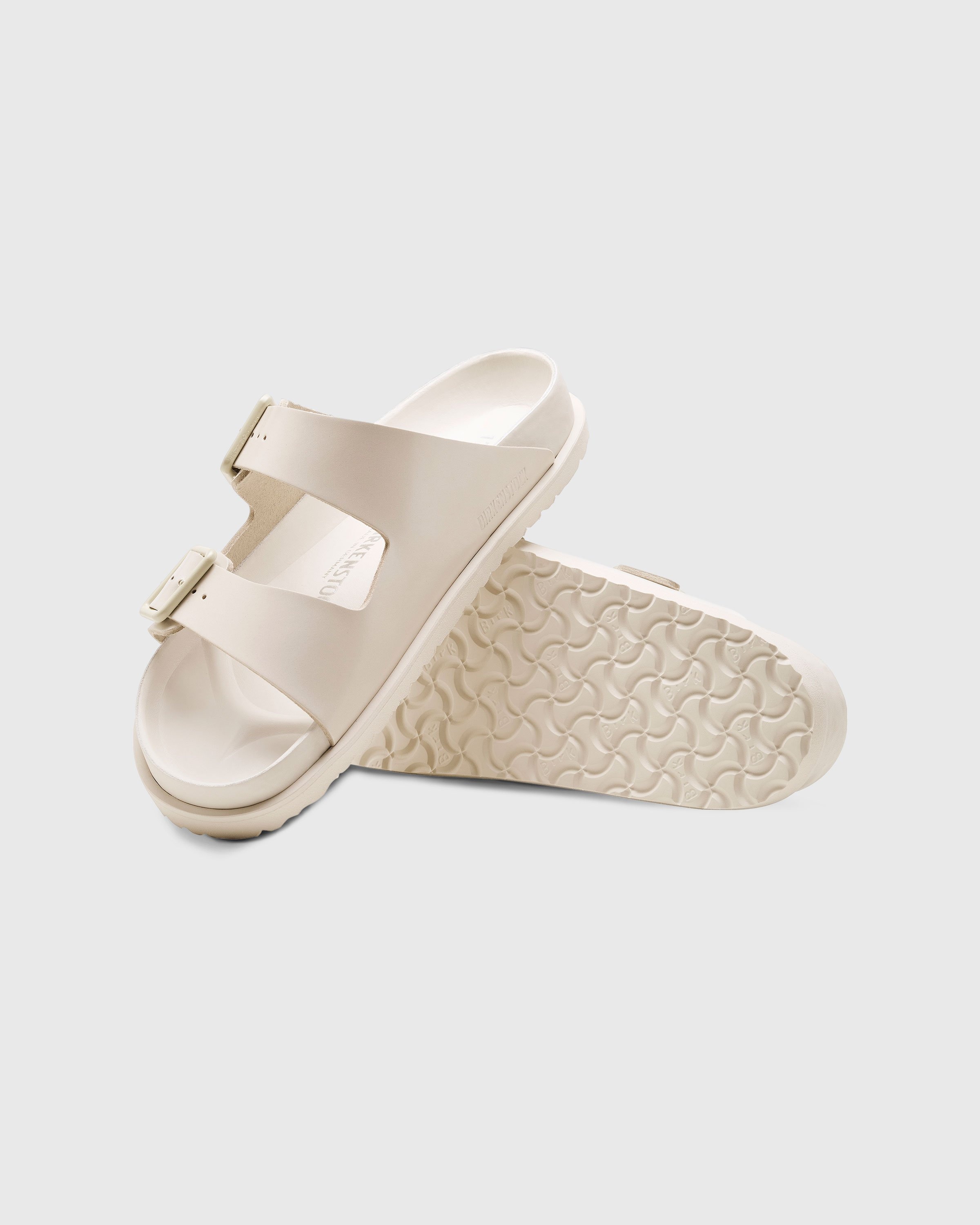 Birkenstock – Arizona Smooth Leather Bone - Sandals - White - Image 3