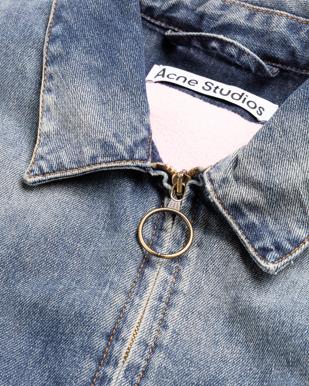 Acne Studios – Denim Padded Jacket Blue - Outerwear - Blue - Image 7