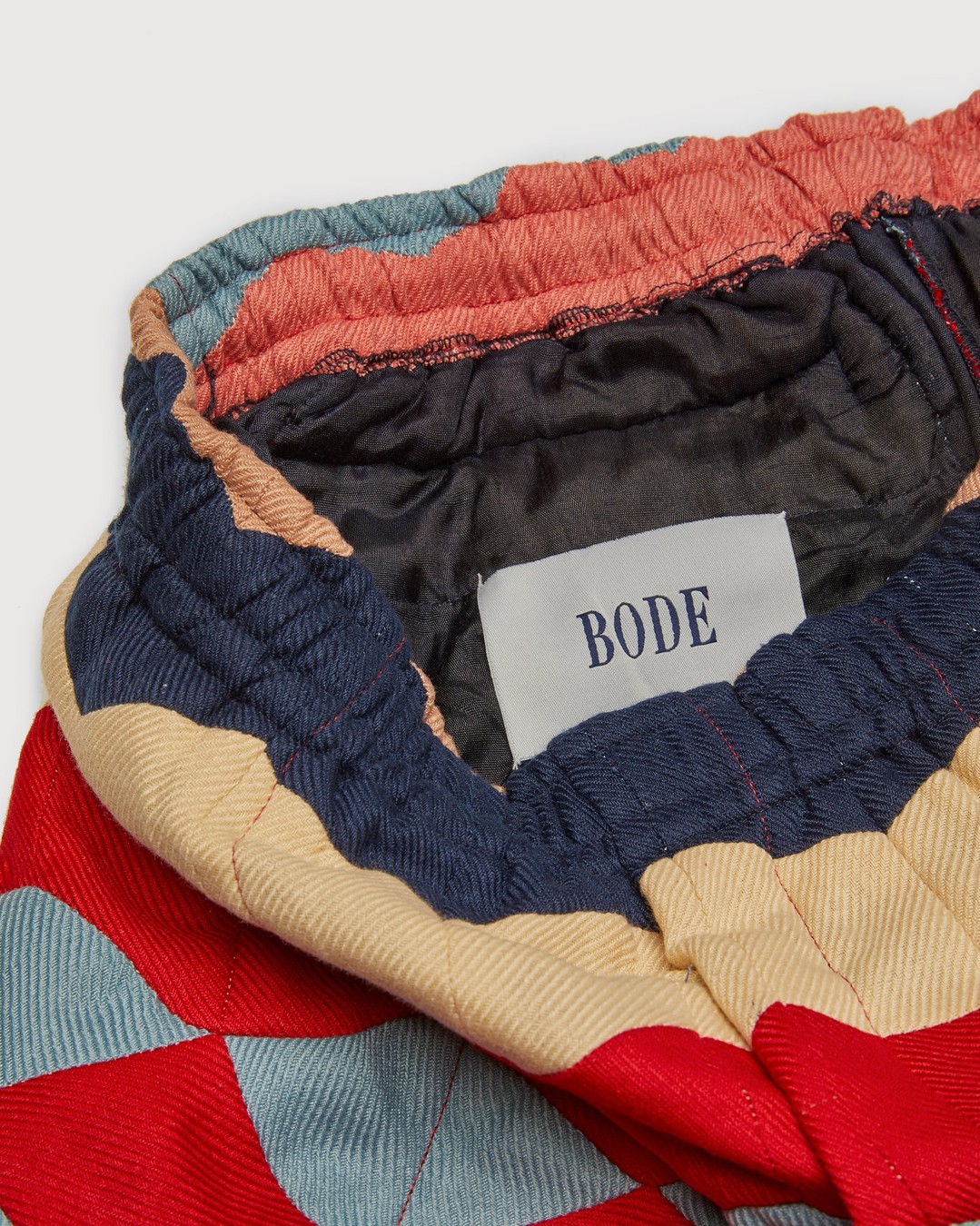Bode – Chevron Quilt Shorts Multi - Shorts - Multi - Image 4