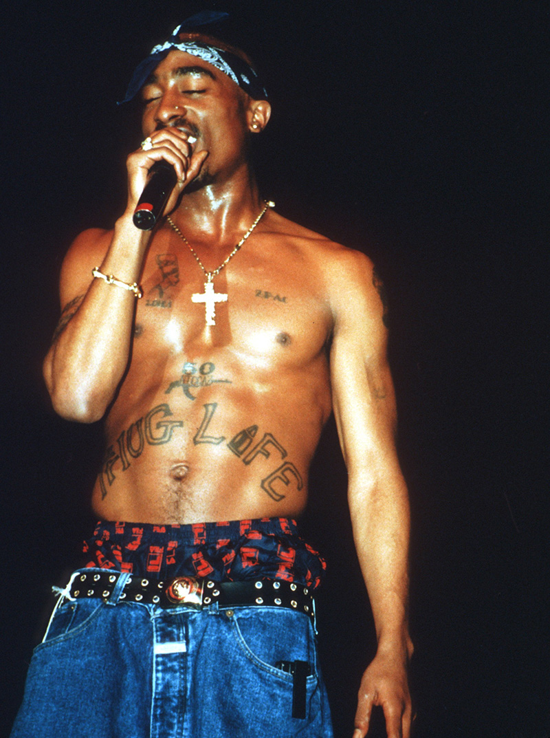 Tupac Shakur Performing