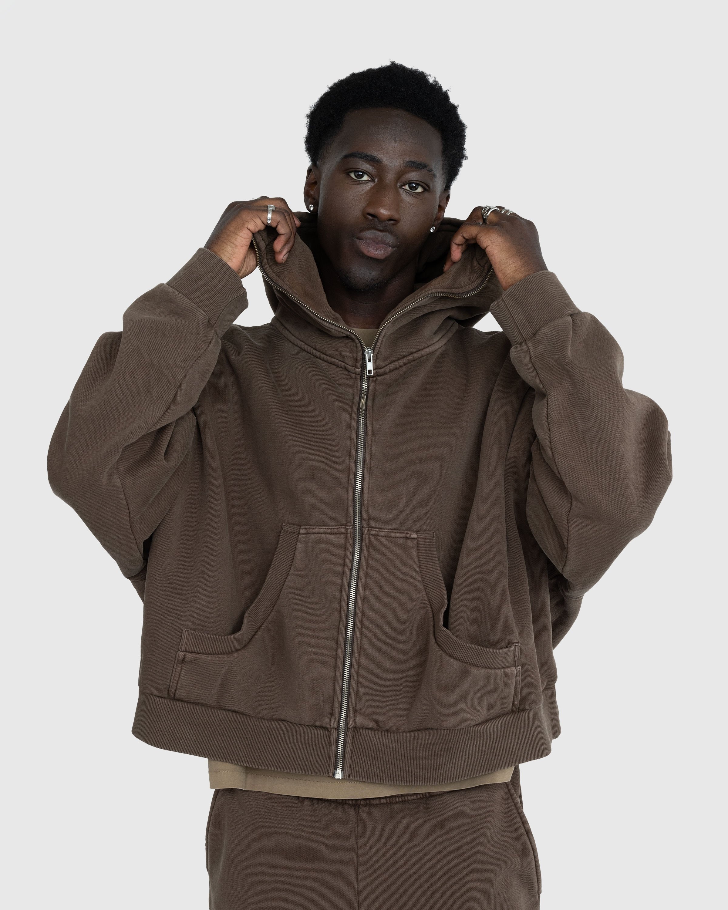 Hooded full zip clearance