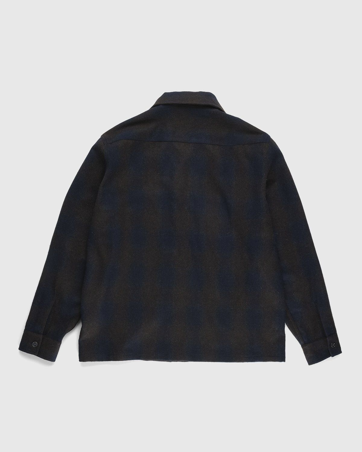 Our Legacy – Heusen Shirt Navy Shadow Check - Shirts - Blue - Image 2