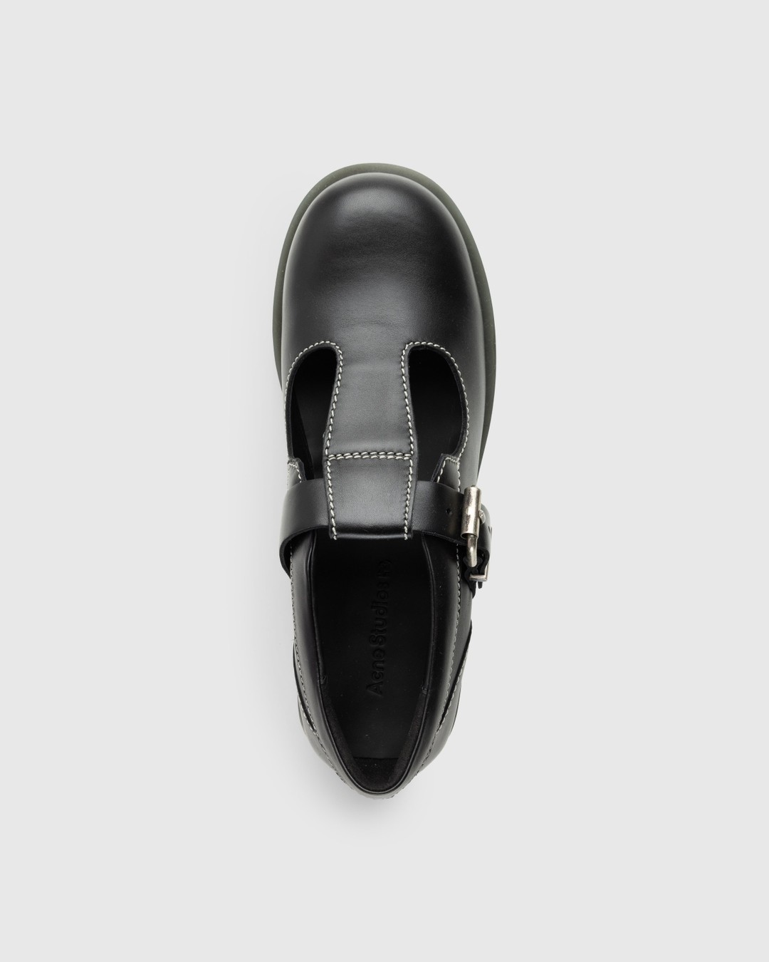 Acne Studios – Berylab Leather Buckle Shoes Black - Shoes - Black - Image 5