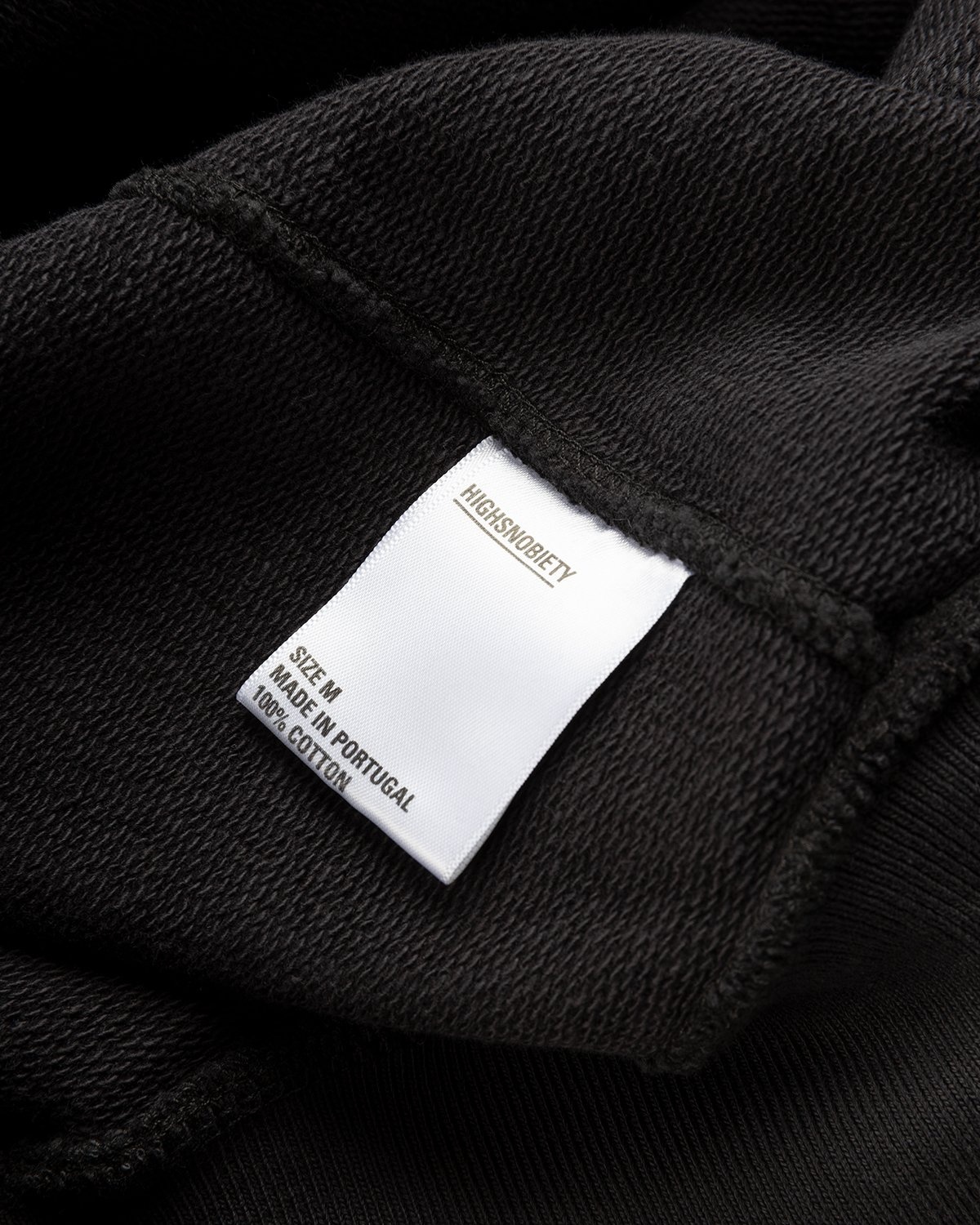 Highsnobiety – Logo Hoodie Black - Sweats - Black - Image 6